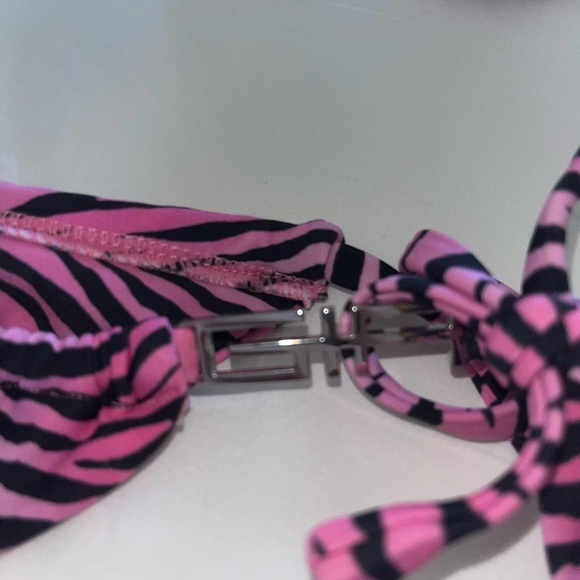 I. AM. GIA. Zebra Harlow Micro Bikini Set XS/S - Picture 3 of 3